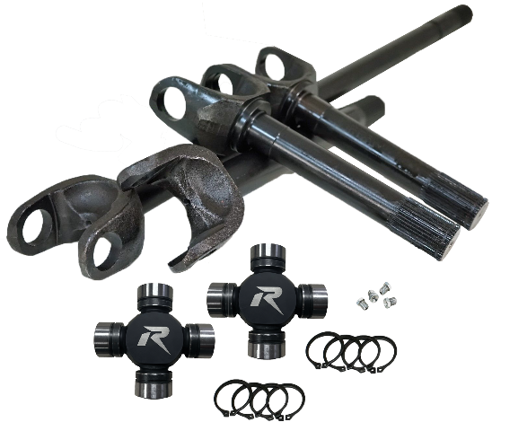 1978-79 Ford Dana 60 4340 Chromoly Discovery Series Front Kit, 35 Spline, HD U-Joints Revolution Gear and Axle