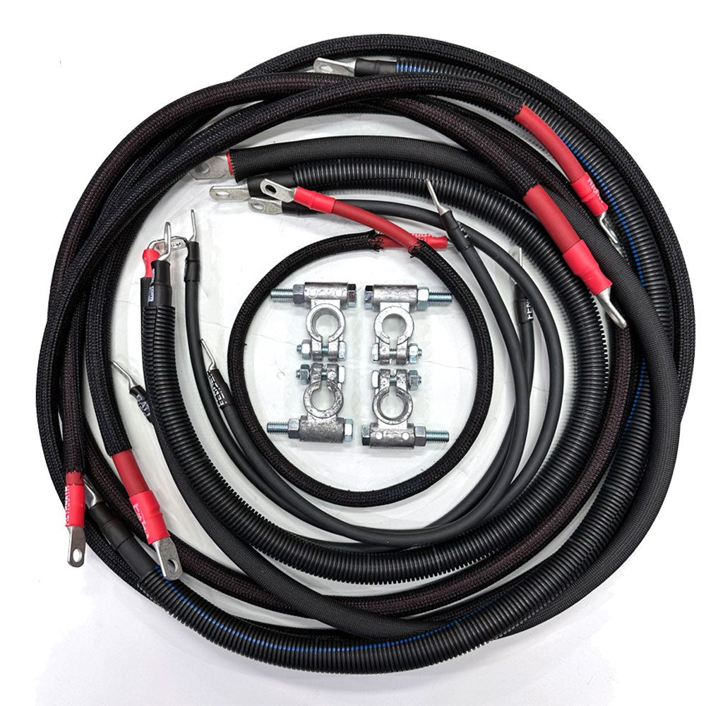 2010-2018 RAM 2500/3500 Cummins Diesel 4th Gen Battery Cable Kit 6.7 Liter 2/0 Gauge Battery Cable Big7Kits-3