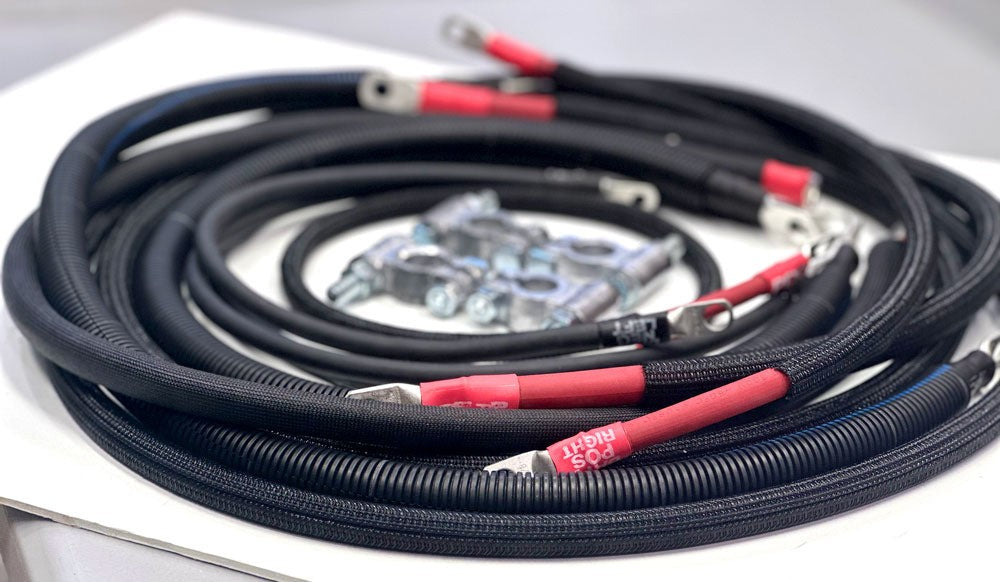 2010-2018 RAM 2500/3500 Cummins Diesel 4th Gen Battery Cable Kit 6.7 Liter 2/0 Gauge Battery Cable Big7Kits-4