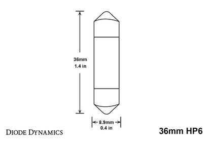 36mm HP6 LED Red Diode Dynamics-3
