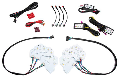 2018 Ford Mustang RGBWA DRL LED Boards Diode Dynamics