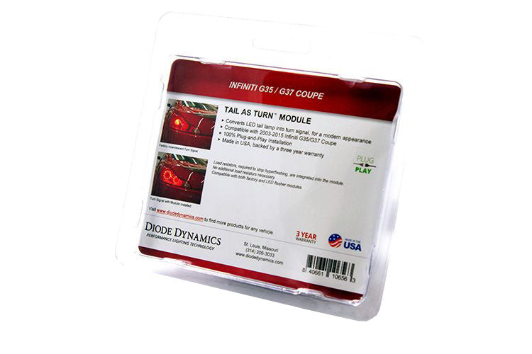 Diode Dynamics G35/G37 Coupe/Q60 (USDM) Tail as Turn Module for Infiniti Pair Diode Dynamics