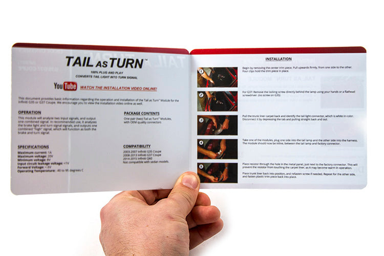 Diode Dynamics G35/G37 Coupe/Q60 (USDM) Tail as Turn Module for Infiniti Pair Diode Dynamics