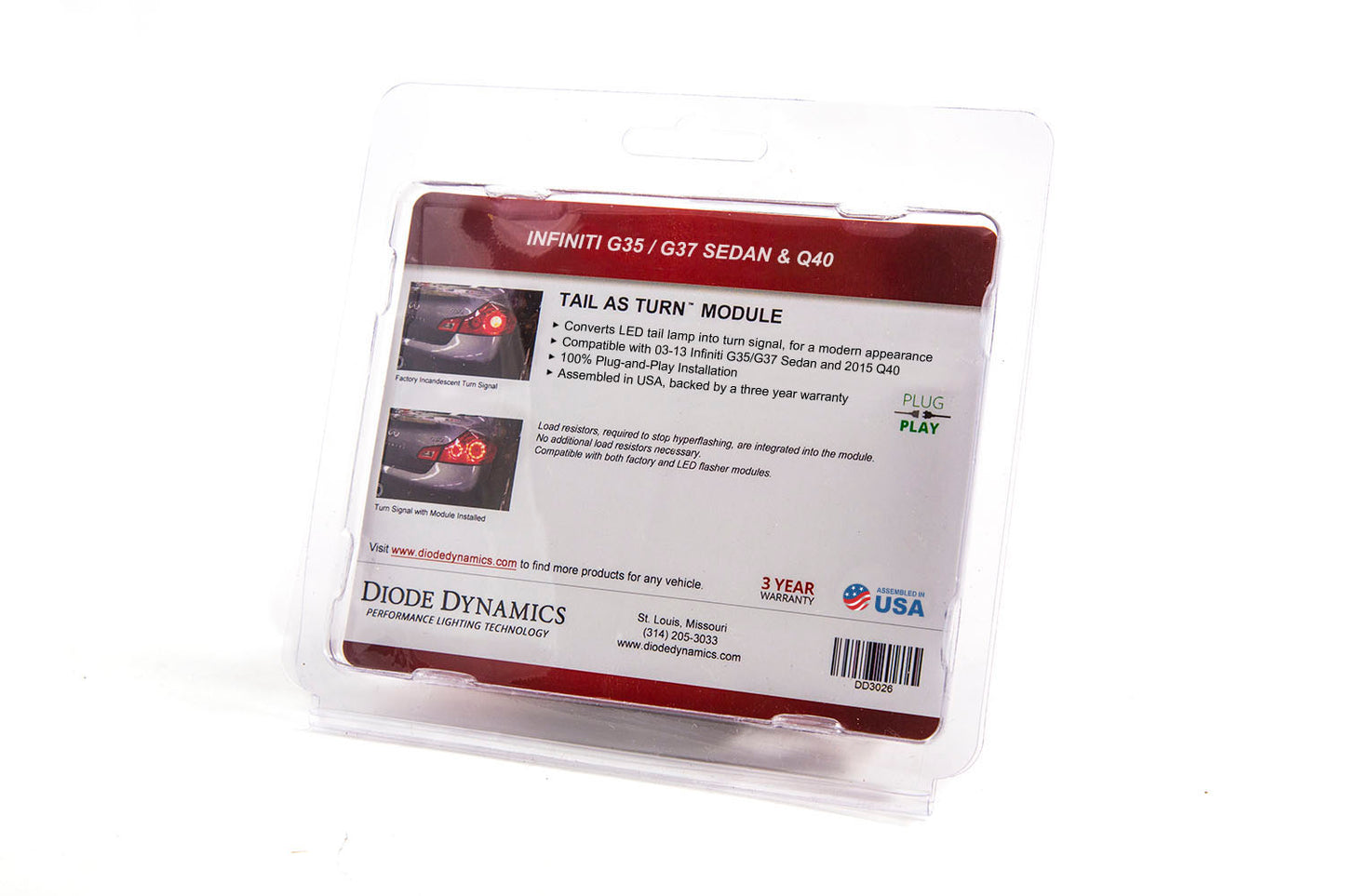 Diode Dynamics Infiniti G35/G37 Sedan/Q40 Tail as Turn Module (pair) Diode Dynamics