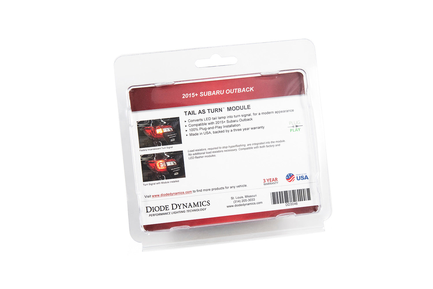 2015-2019 Subaru Outback Tail as Turn Module Diode Dynamics-6