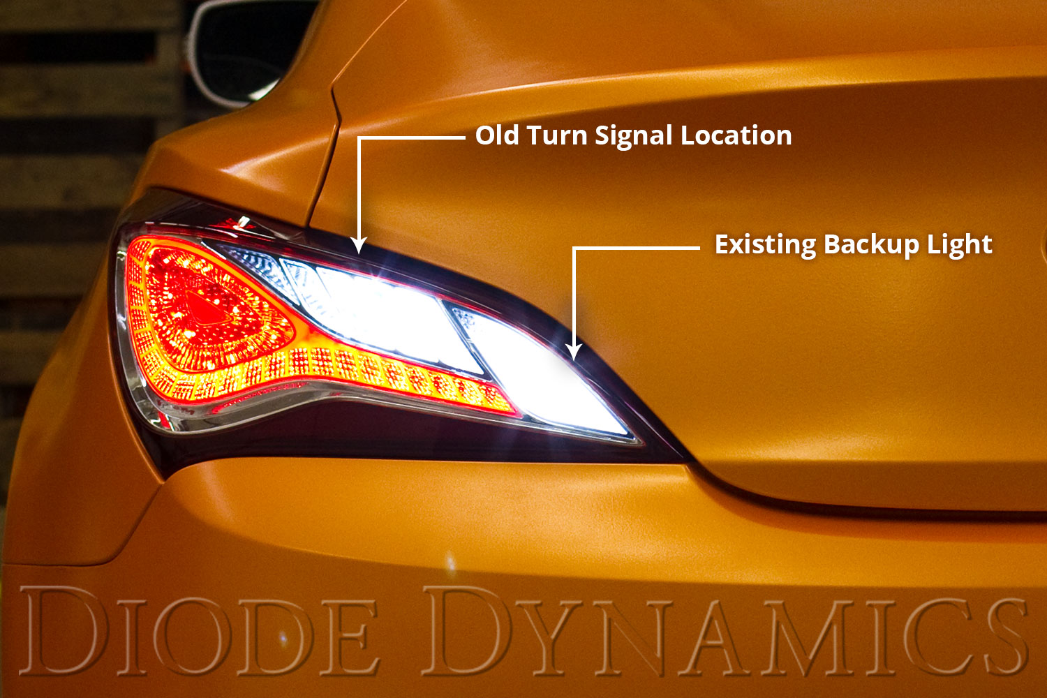 2013-2016 Hyundai Genesis Coupe Tail as Turn +Backup Module (USDM) Stage 1 Diode Dynamics-2