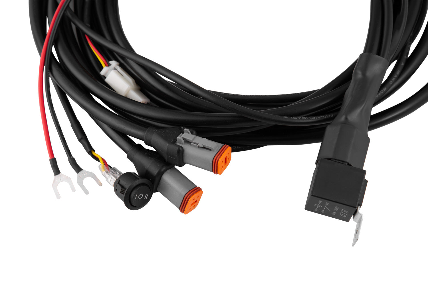 Diode Dynamics Heavy Duty Dual Output 3-way 4-pin Wiring Harness