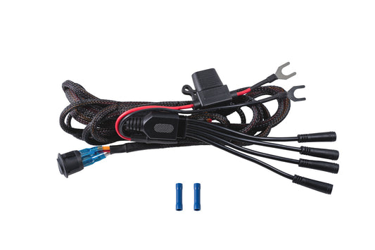Diode Dynamics Stage Series Rock Light Single-Color M8 3-Pin Wiring Harness Diode Dynamics