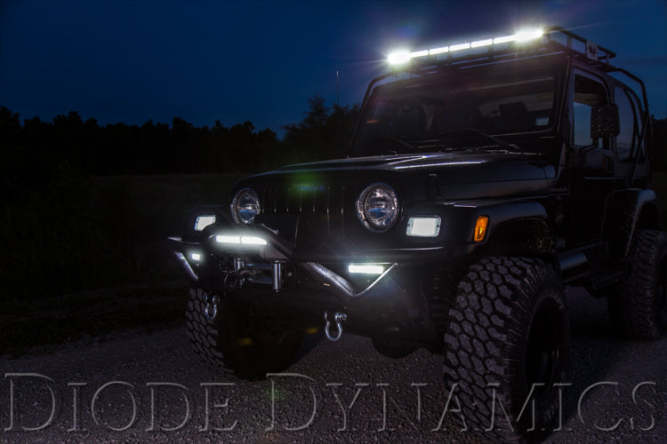 12 Inch LED Light Bar Single Row Straight Clear Driving Pair Stage Series Diode Dynamics-3