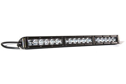 18 Inch LED Light Bar Single Row Straight Clear Each Stage Series Diode Dynamics-8