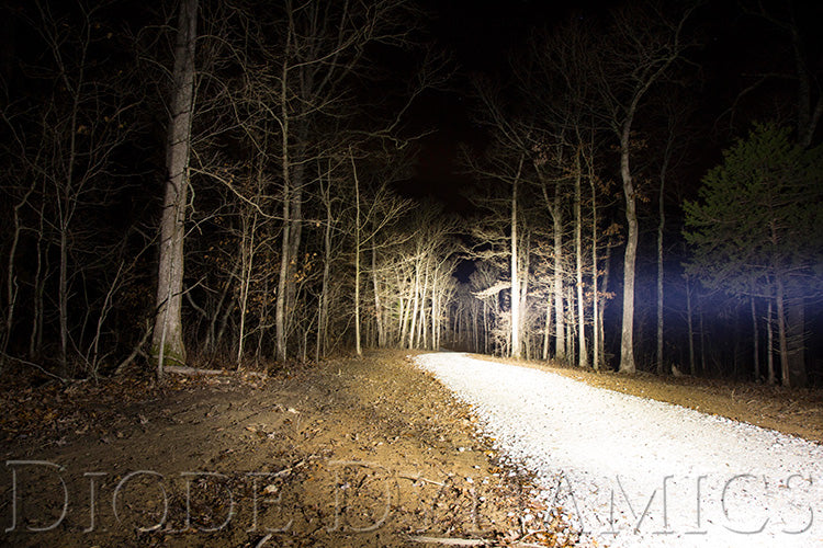 18 Inch LED Light Bar Single Row Straight Clear Each Stage Series Diode Dynamics-12