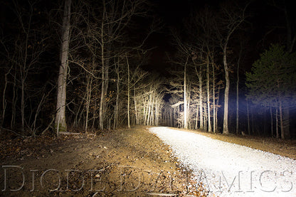 18 Inch LED Light Bar Single Row Straight Clear Each Stage Series Diode Dynamics-12