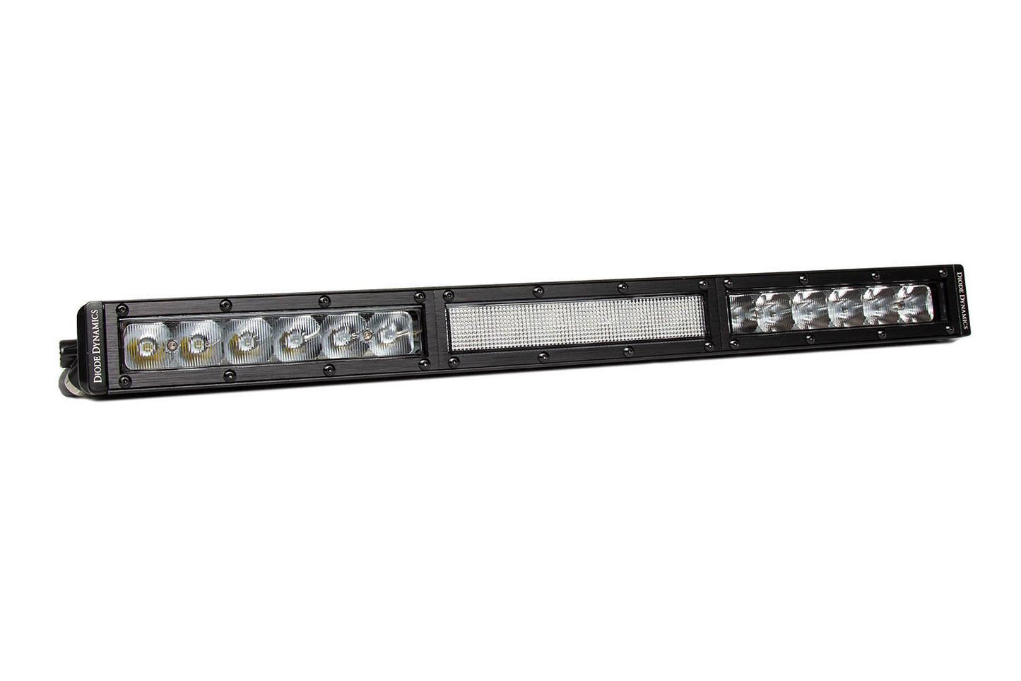 18 Inch LED Light Bar Single Row Straight Clear Each Stage Series Diode Dynamics