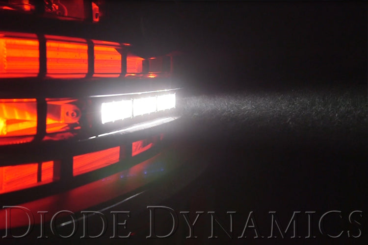 18 Inch LED Light Bar Single Row Straight Clear Each Stage Series Diode Dynamics-1