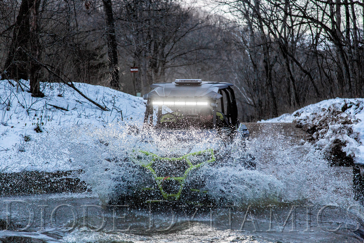 30 Inch LED Light Bar Single Row Straight Clear Each Stage Series Diode Dynamics-4