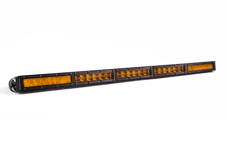 30 Inch LED Light Bar Single Row Straight Amber Combo Each Stage Series Diode Dynamics