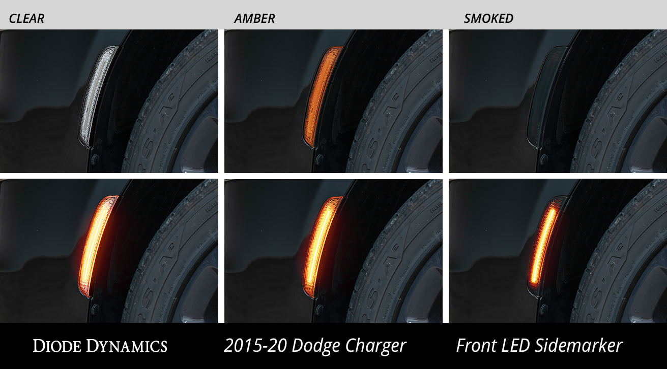 Diode Dynamics 15-20 Dodge Charger LED Sidemarkers Set Diode Dynamics