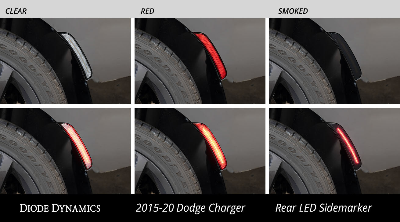 Diode Dynamics 15-20 Dodge Charger LED Sidemarkers Set Diode Dynamics