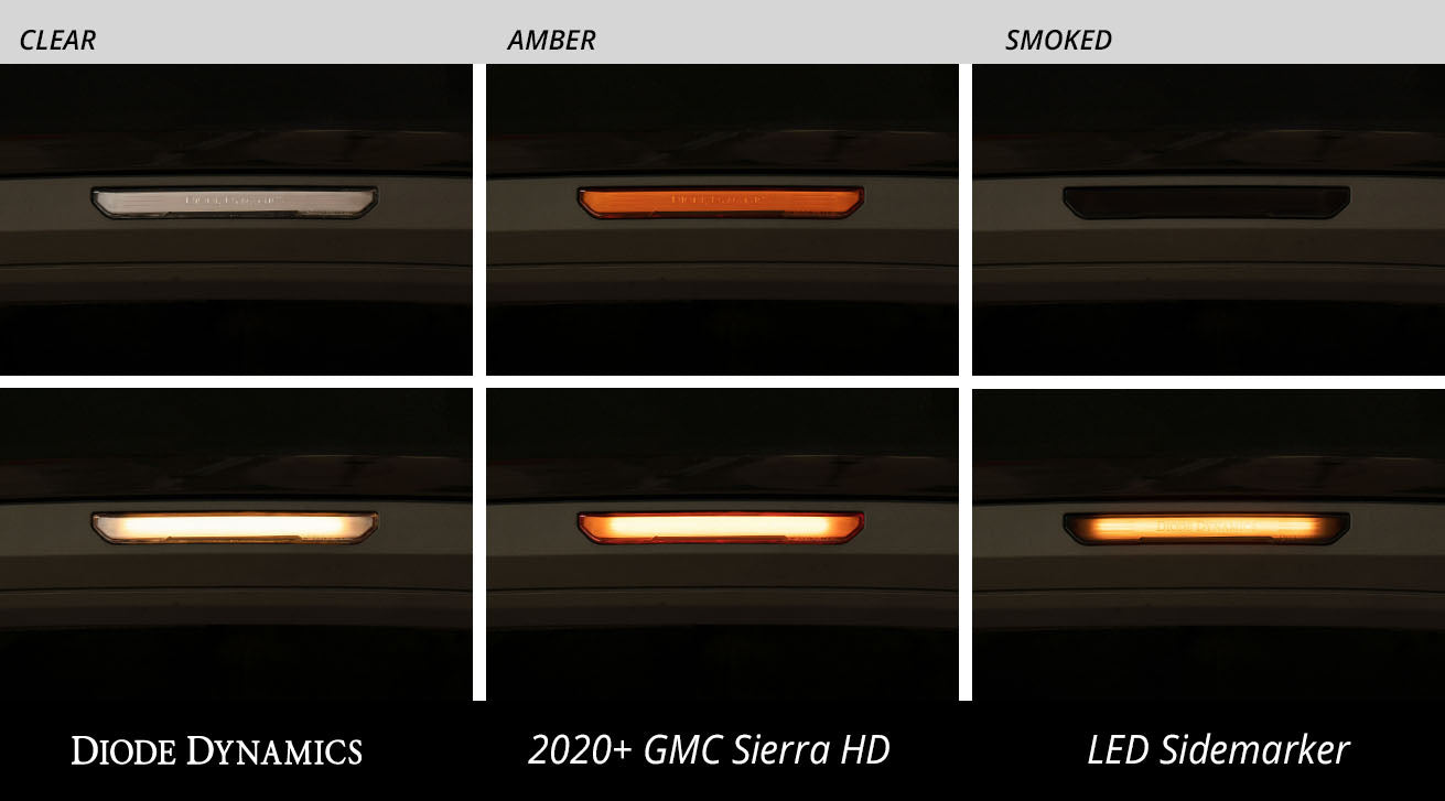 Diode Dynamics LED Sequential Sidemarkers for 20-21 Sierra 2500/3500 HD Set Diode Dynamics