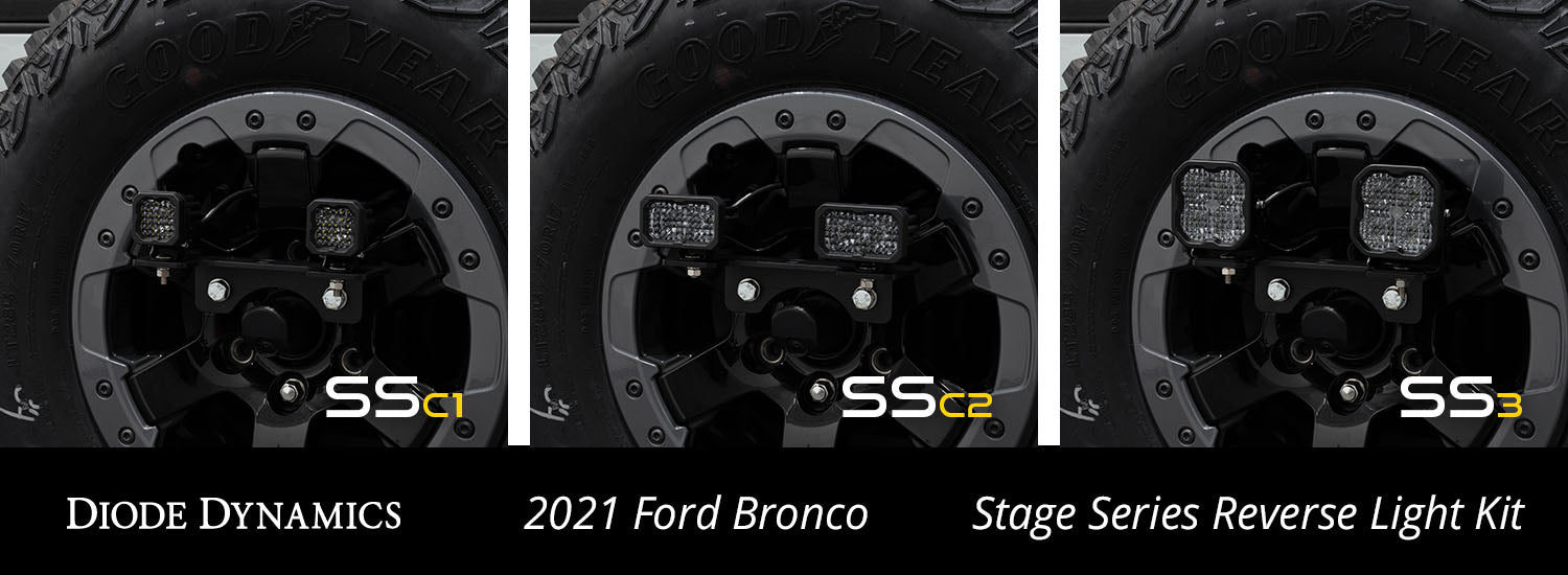 Diode Dynamics Stage Series Reverse Light Kit for 2021-2022 Ford Bronco C2 Pro Diode Dymanics