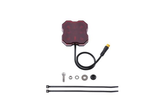 Diode Dynamics Stage Series Single-Color LED Rock Light, Red M8 (one)