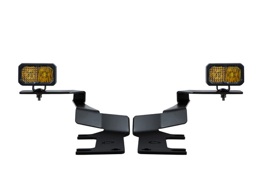 Diode Dynamics Stage Series Ditch Light Kit for 2017-2022 Ford Super Duty, C2 Sport Yellow Combo Diode Dynamics