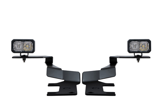 Diode Dynamics Stage Series Ditch Light Kit for 2017-2022 Ford Super Duty, C2 Pro White Combo Diode Dynamics