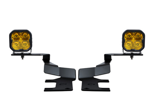 Diode Dynamics Stage Series Ditch Light Kit for 2017-2022 Ford Super Duty, SS3 Sport Yellow Combo Diode Dynamics