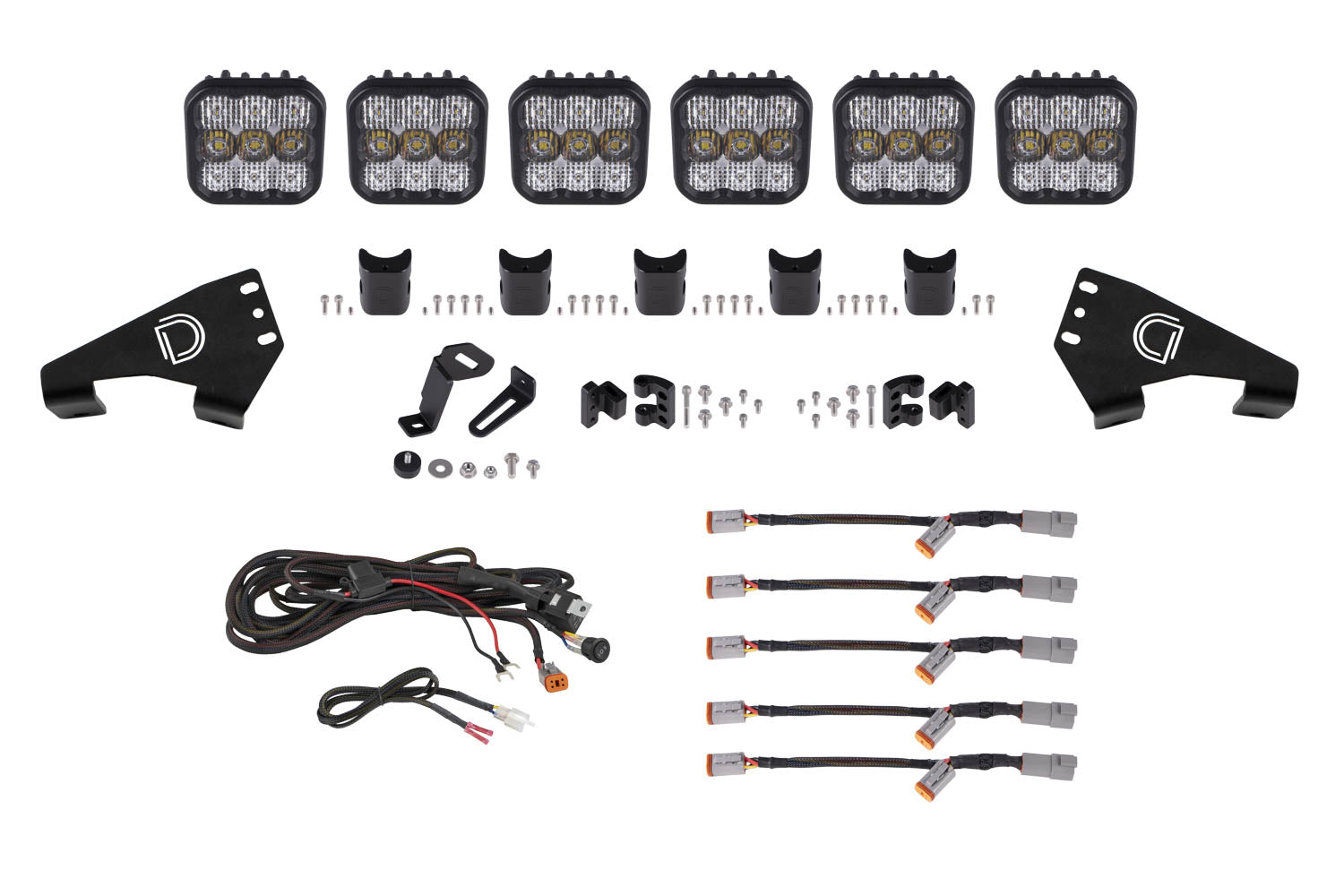 20-Present Polaris RZR SS5 Sport CrossLink Roof Combo Lightbar Kit Diode Dynamics-7