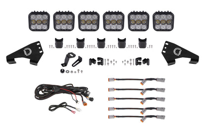 20-Present Polaris RZR SS5 Sport CrossLink Roof Combo Lightbar Kit Diode Dynamics-7
