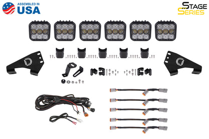 20-Present Polaris RZR SS5 Sport CrossLink Roof Combo Lightbar Kit Diode Dynamics-13