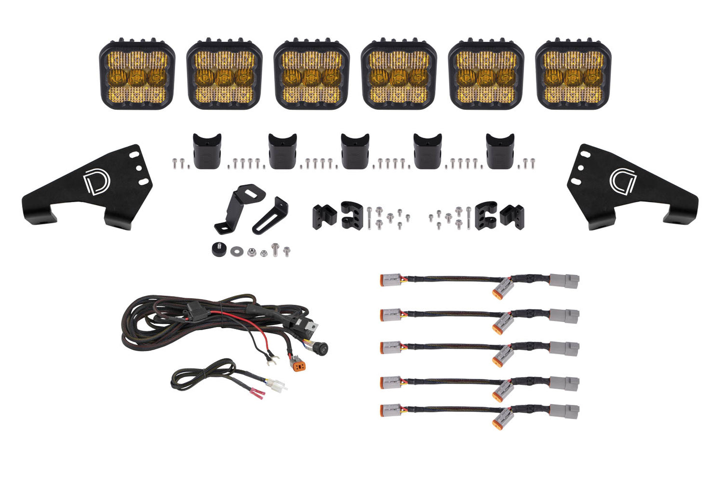 20-Present Polaris RZR SS5 Sport CrossLink Roof Combo Lightbar Kit Diode Dynamics