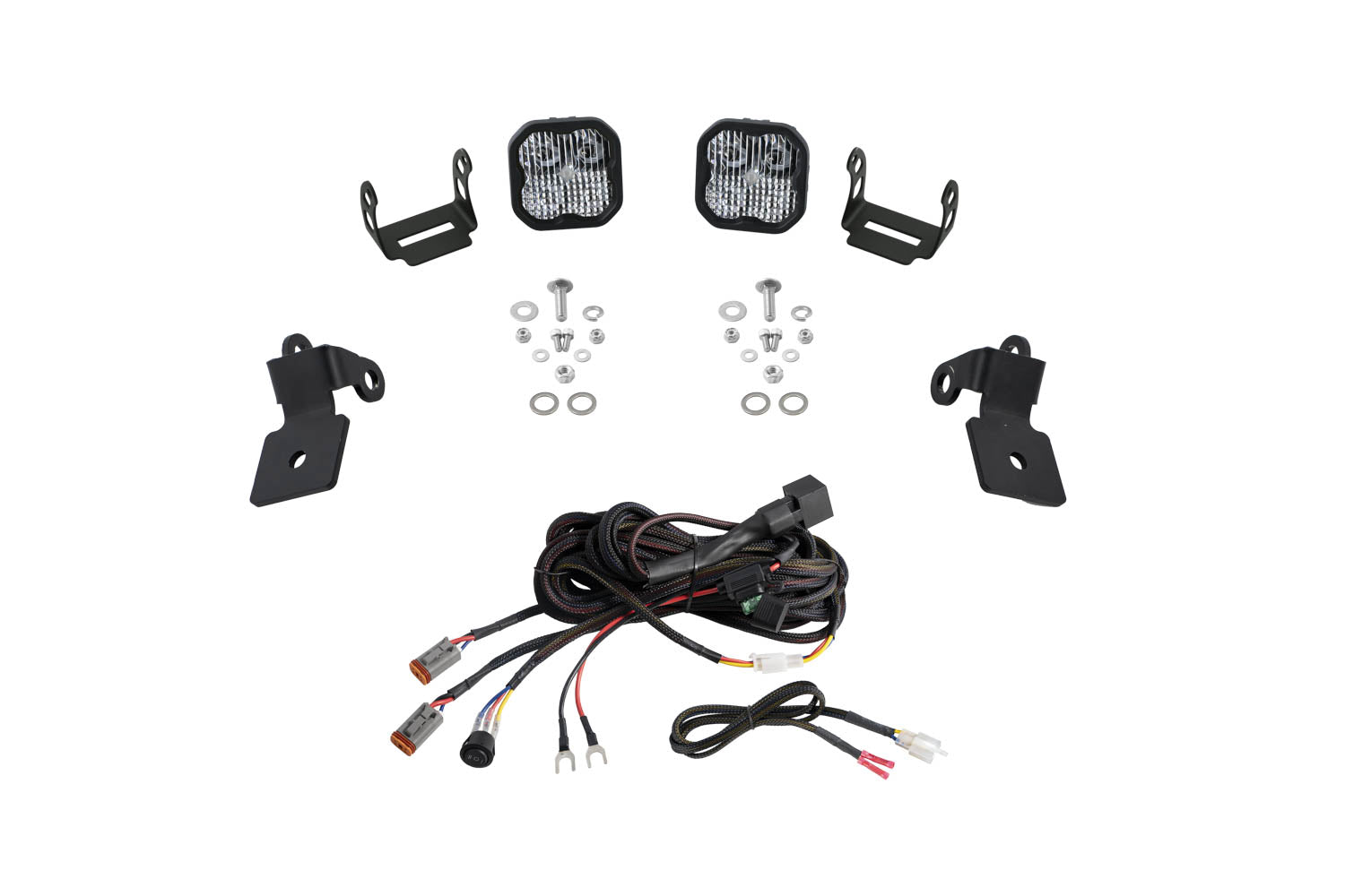 20-Present Polaris RZR A-Pillar LED Pod Kit SS3 Sport Combo Diode Dynamics-8
