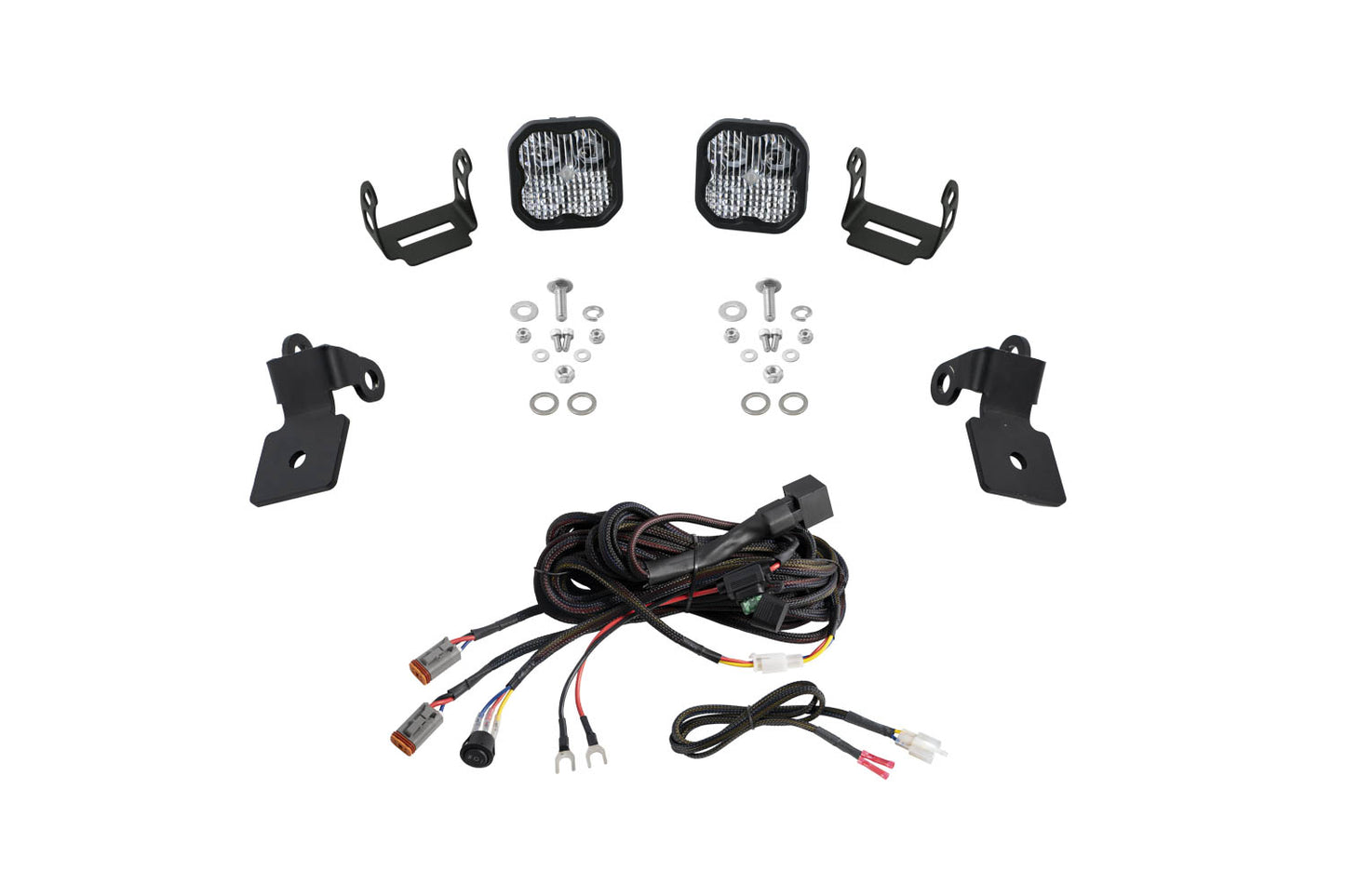 20-Present Polaris RZR A-Pillar LED Pod Kit SS3 Pro Combo Diode Dynamics-8
