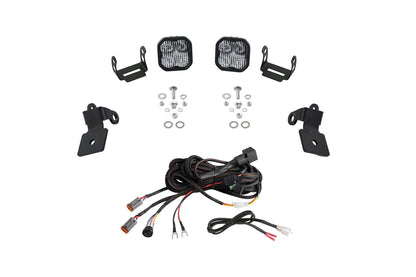 20-Present Polaris RZR A-Pillar LED Pod Kit SS3 Pro Combo Diode Dynamics-8