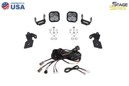 20-Present Polaris RZR A-Pillar LED Pod Kit SS3 Pro Combo Diode Dynamics-15