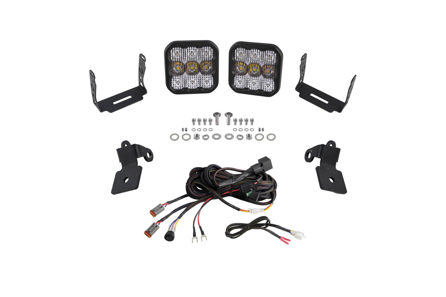 20-Present Polaris RZR A-Pillar LED Pod Kit SS5 Sport Combo Diode Dynamics-8