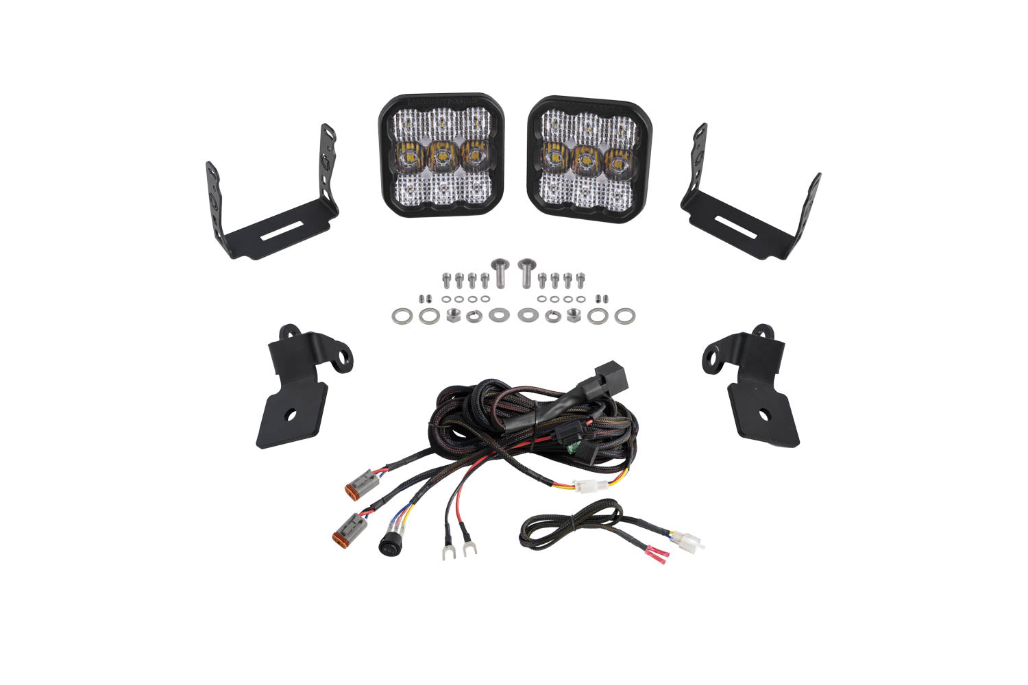 20-Present Polaris RZR A-Pillar LED Pod Kit SS5 Sport Combo Diode Dynamics-8