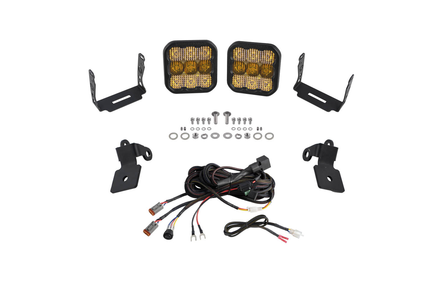 20-Present Polaris RZR A-Pillar LED Pod Kit SS5 Sport Combo Diode Dynamics