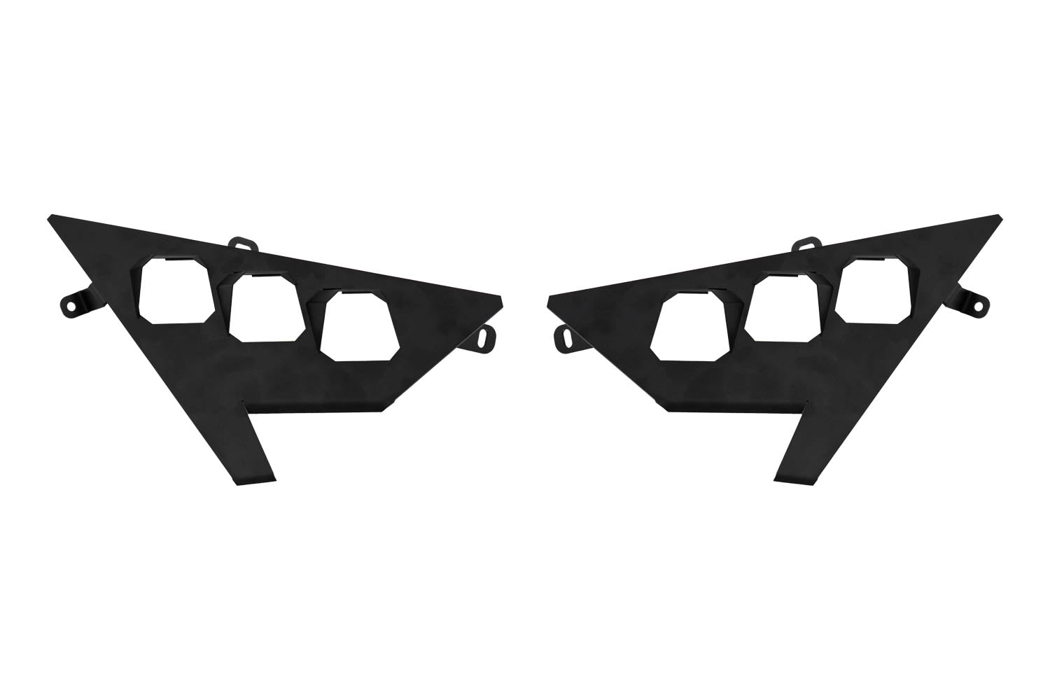 20-Present Polaris RZR C1 Headlight Mounting Bracket Kit (Pair) Diode Dynamics
