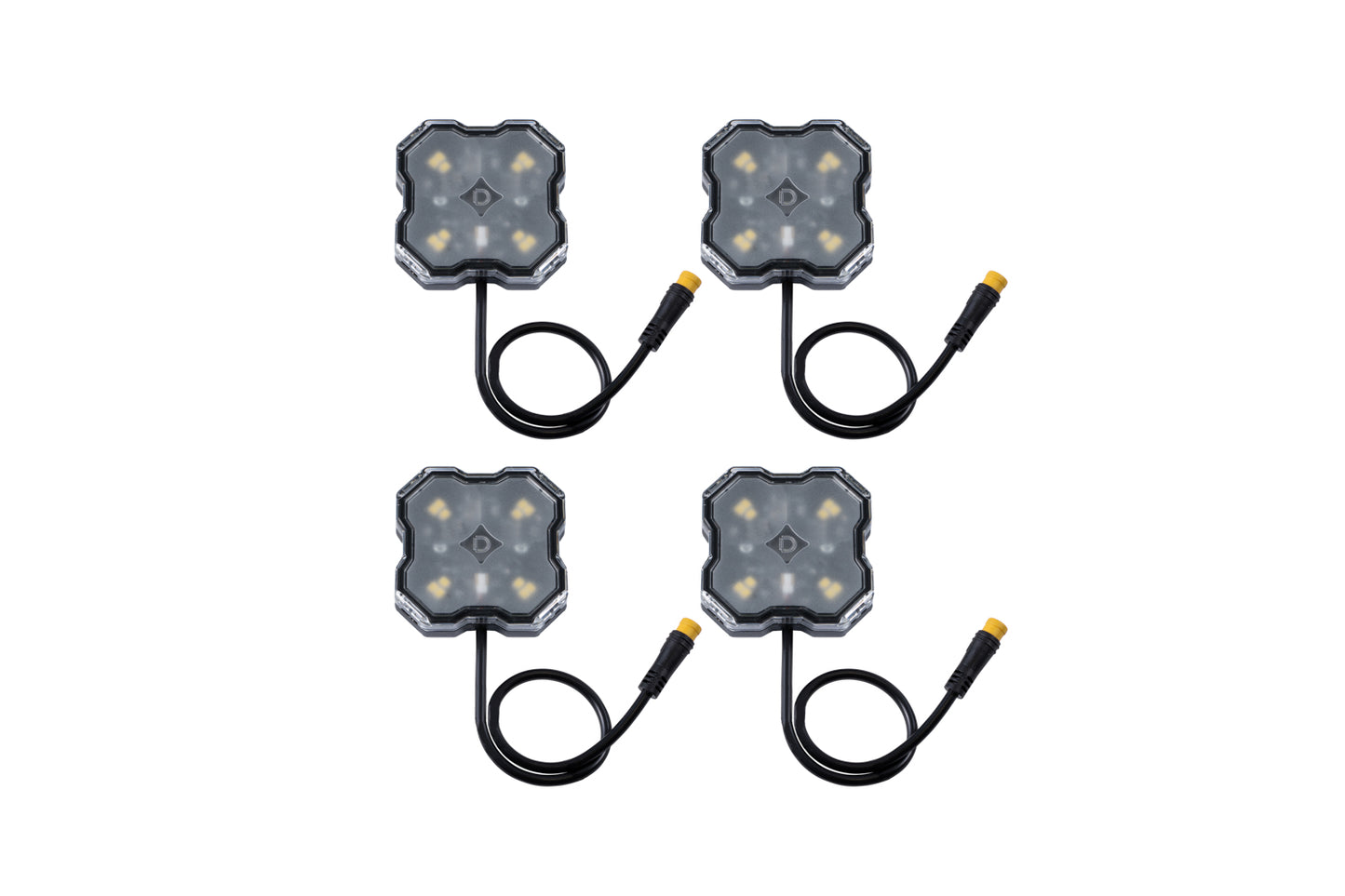 Diode Dynamics Single-Color Rock Light Installer Magnet Mount Kit (4-pack)