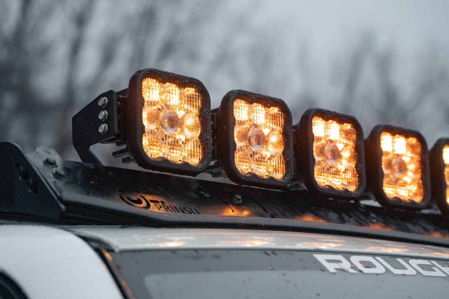 Diode Dynamics SS5 6-Pod CrossLink Mounting Kit for Prinsu/Sherpa Roof Racks, Sport White Driving Diode Dynamics