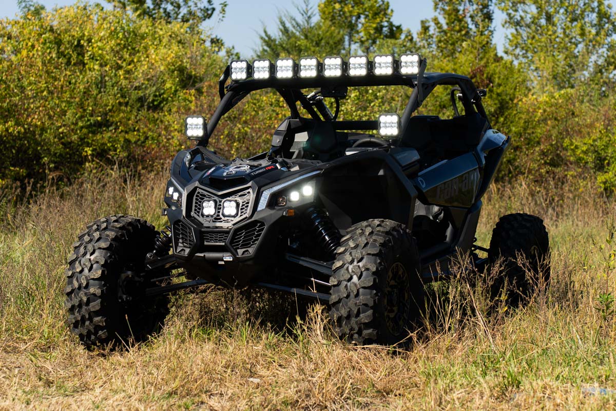 Diode Dynamics 2017-2024 Can-Am Maverick X3 SS5 Pro CrossLink Roof Yellow Combo Lightbar Kit Diode Dynamics