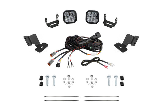 Diode Dynamics Stage Series Ditch Light Kit for 2019-2024 Honda Talon, SS3 Pro White Combo