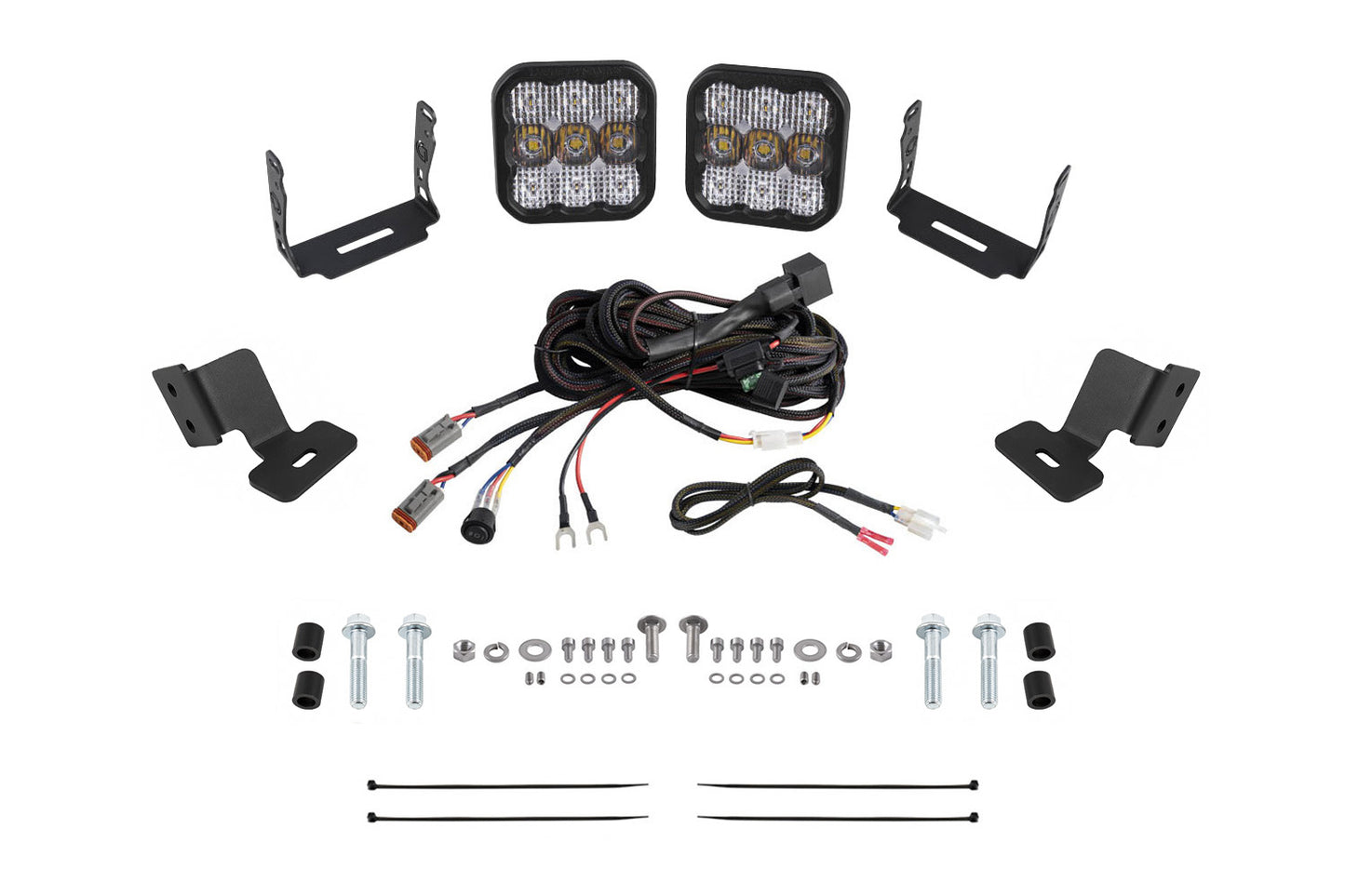 Diode Dynamics Stage Series Ditch Light Kit for 2019-2024 Honda Talon, SS5 Sport White Combo