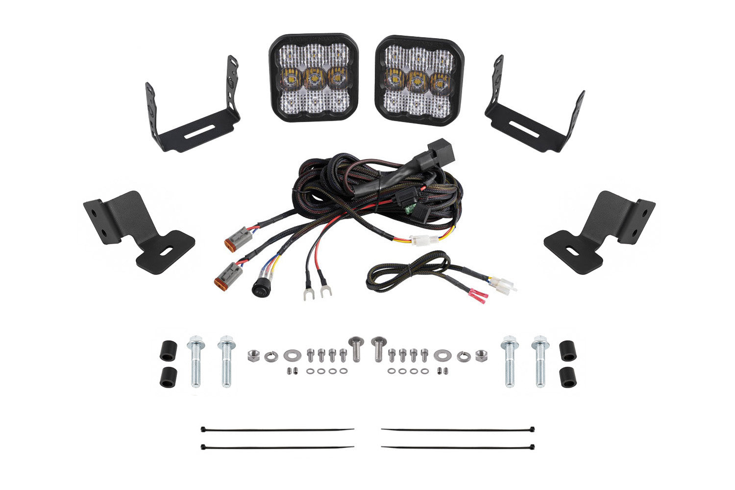 Diode Dynamics Stage Series Ditch Light Kit for 2019-2024 Honda Talon, SS5 Sport White Combo