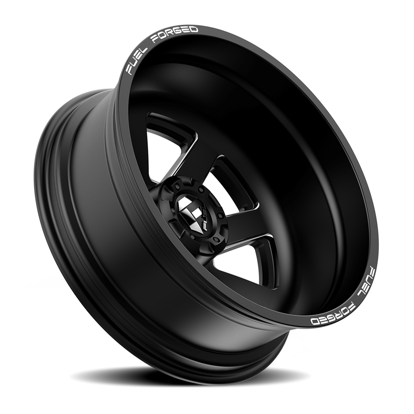 Dually 20X8.25 FF09D Dually DE09 BK Matte Black Milled Fuel Off Road Wheels-1