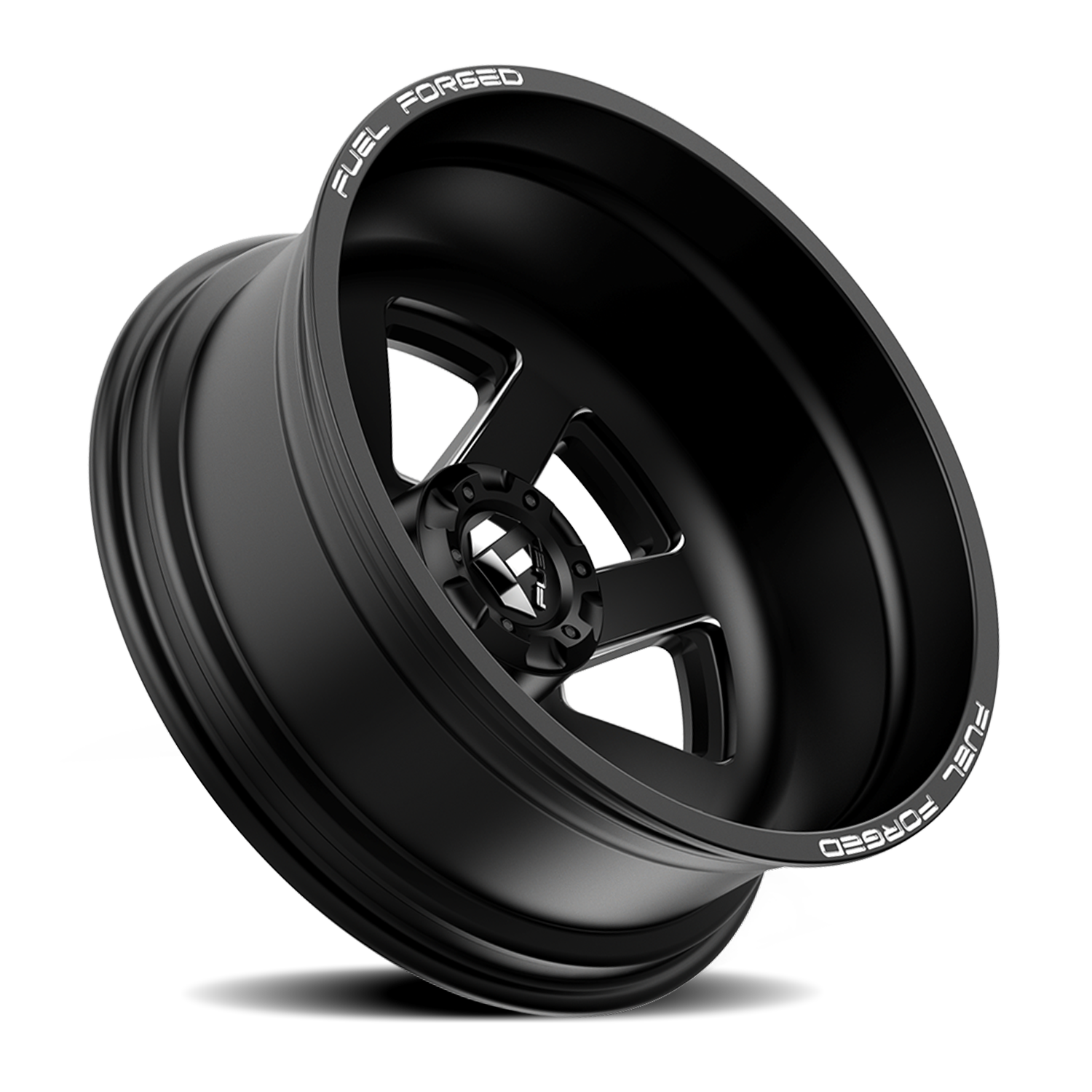 Dually 20X8.25 FF09D Dually DE09 BK Matte Black Milled Fuel Off Road Wheels-1