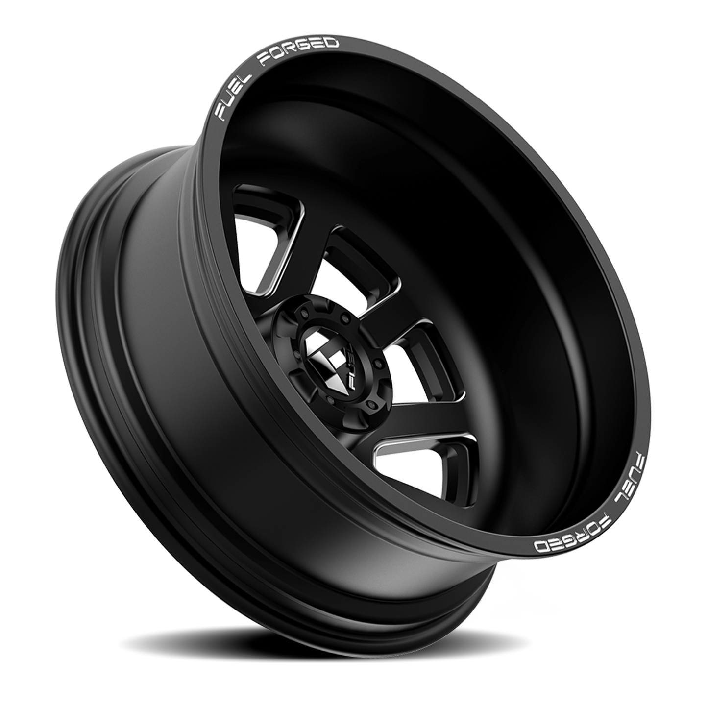 Dually 22X8.5 FF09D Dually DE09 BK Matte Black Milled Fuel Off Road Wheels-7