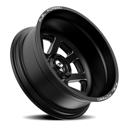 Dually 22X8.5 FF09D Dually DE09 BK Matte Black Milled Fuel Off Road Wheels-7